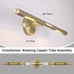30 Gold Bathroom Vanity Lights, Knurled Texture Picture Lights,Rotatable 360°