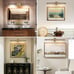 30 Gold Bathroom Vanity Lights, Knurled Texture Picture Lights,Rotatable 360°