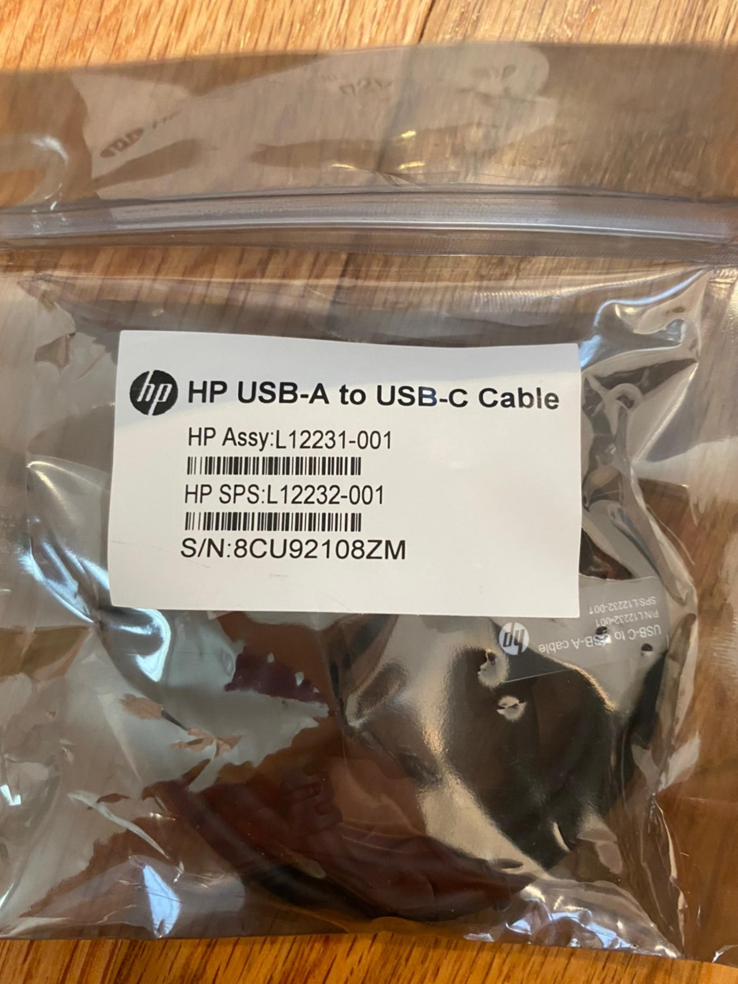 HP USB-A to USB-C cable