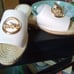 Coach Corey leather Espadrilles, NEW 8.5