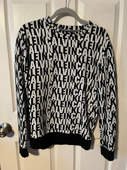 RARE! Calvin Klein Exploded Logo Crewneck - Men's Small