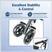KneeRover Economy Knee Scooter Steerable Knee Walker for Adults for Foot Surgery