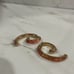 DEMARSON Cherry Quartz Gold Luna Earrings