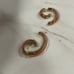 DEMARSON Cherry Quartz Gold Luna Earrings