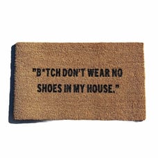 Custom front door mat