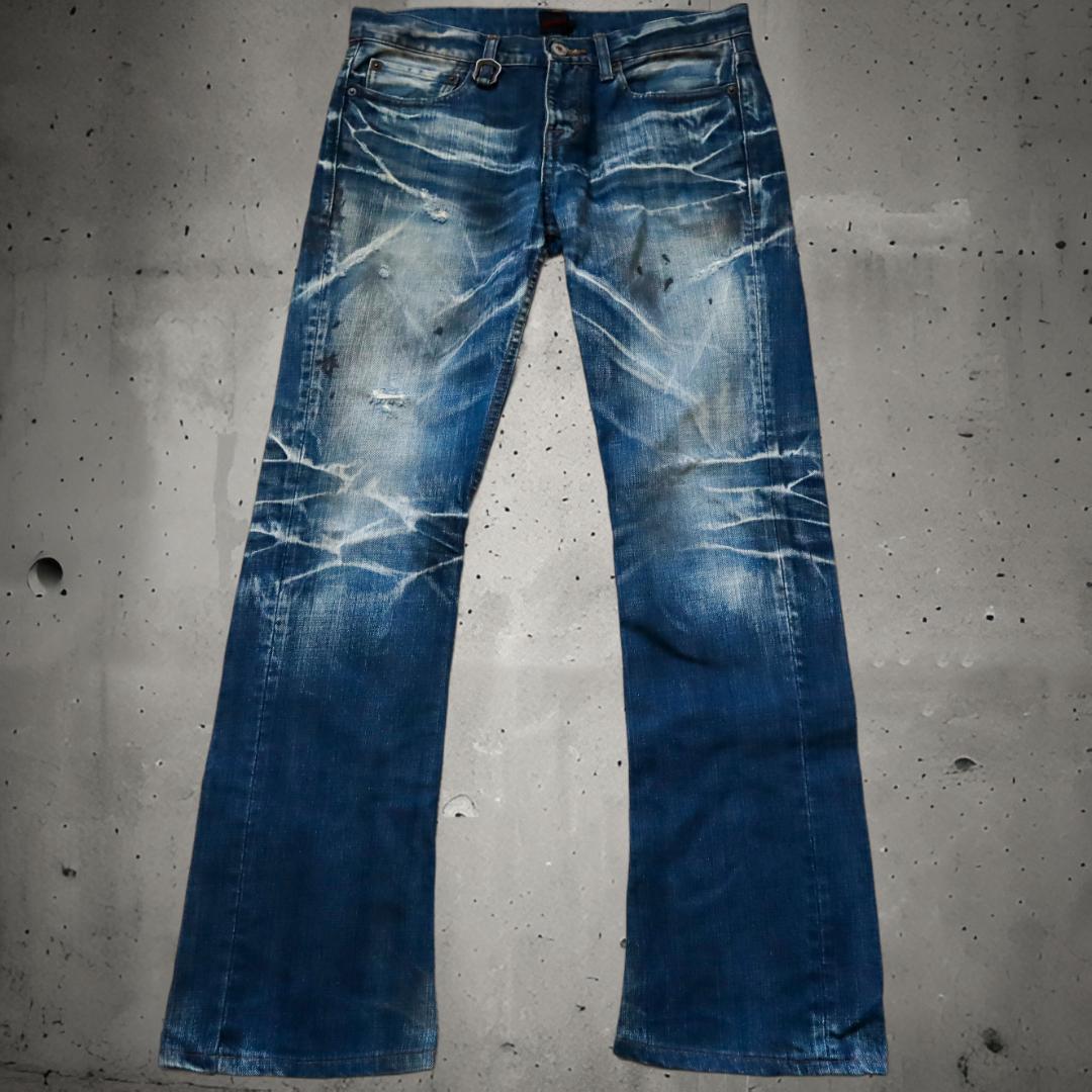 Purple Brand Black Pintuck Flare Overdye Jeans – Puffer Reds