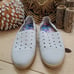 EUC BORN Kristin Womens 11M LT Gray Loafers Slip On Shoes Nubuck Comfort Quality
