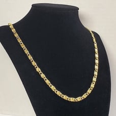 24 Womens 14K Gold Chain Link Necklace Streetwear 14 Karat 24 inch Jewelry NEW