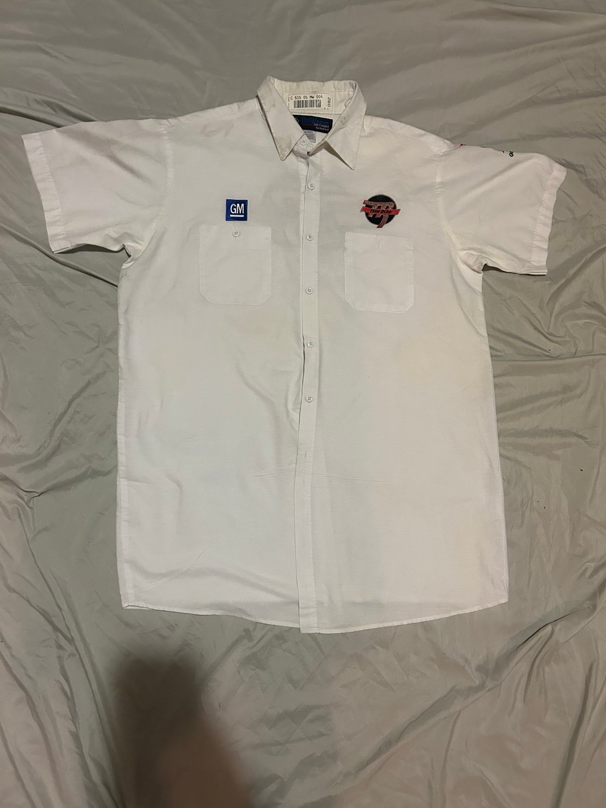 Ricky Rudd Vintage Team Issued Race Worn Uniweave Pit Crew Shirt (Men’s L)