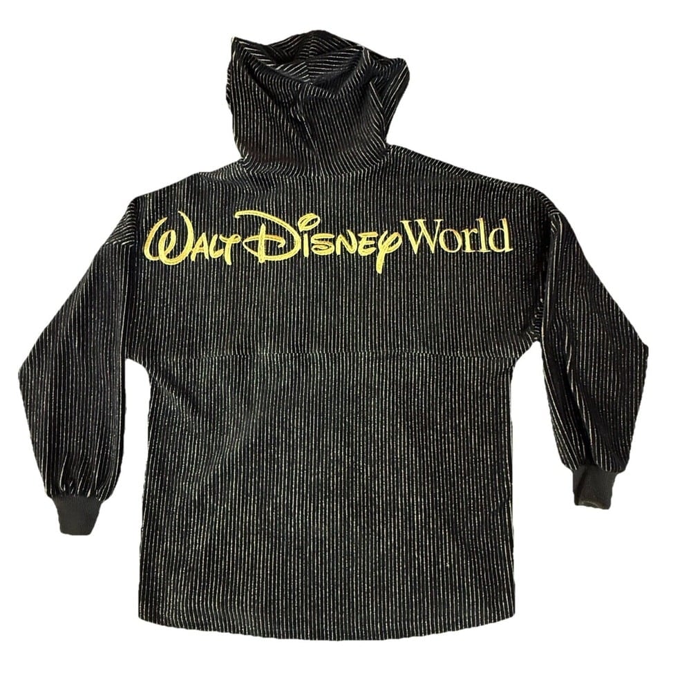 Walt Disney World 50th Anniversary Corduroy Luxe Hoodie Spirit Jersey M Gold