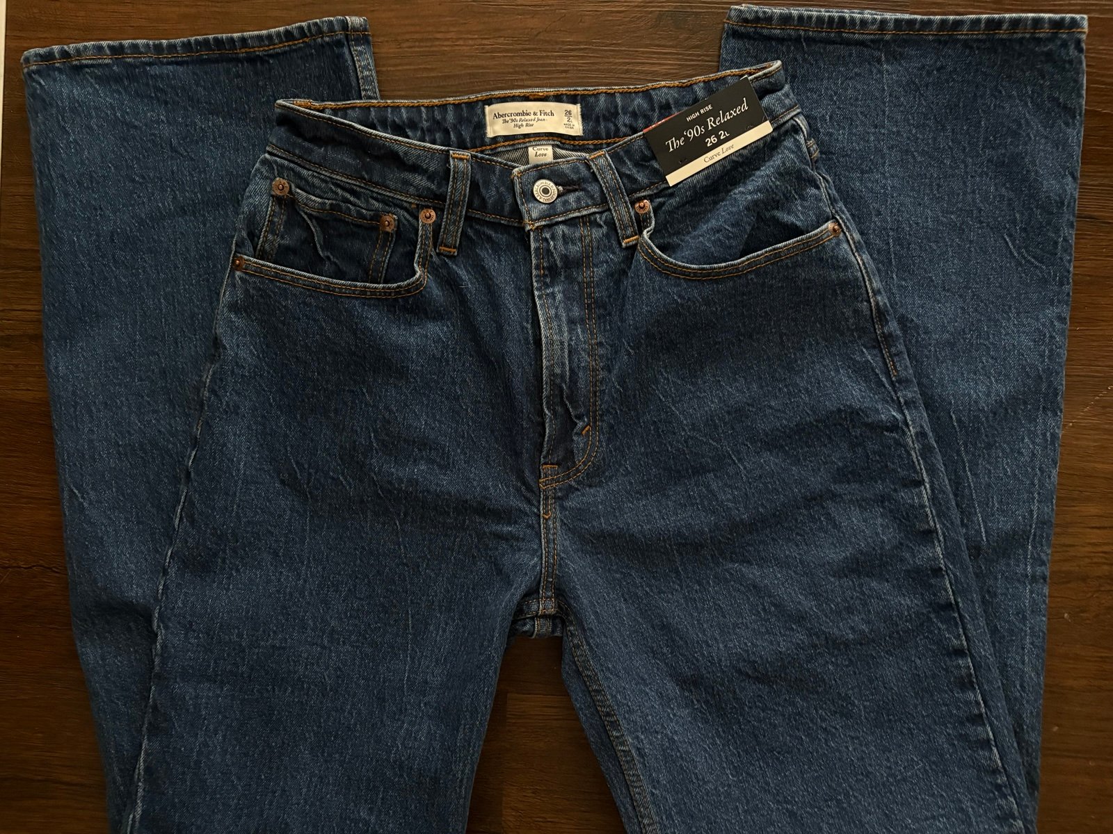 Abercrombie and Fitch Curve Love 90s Relaxed Jeans