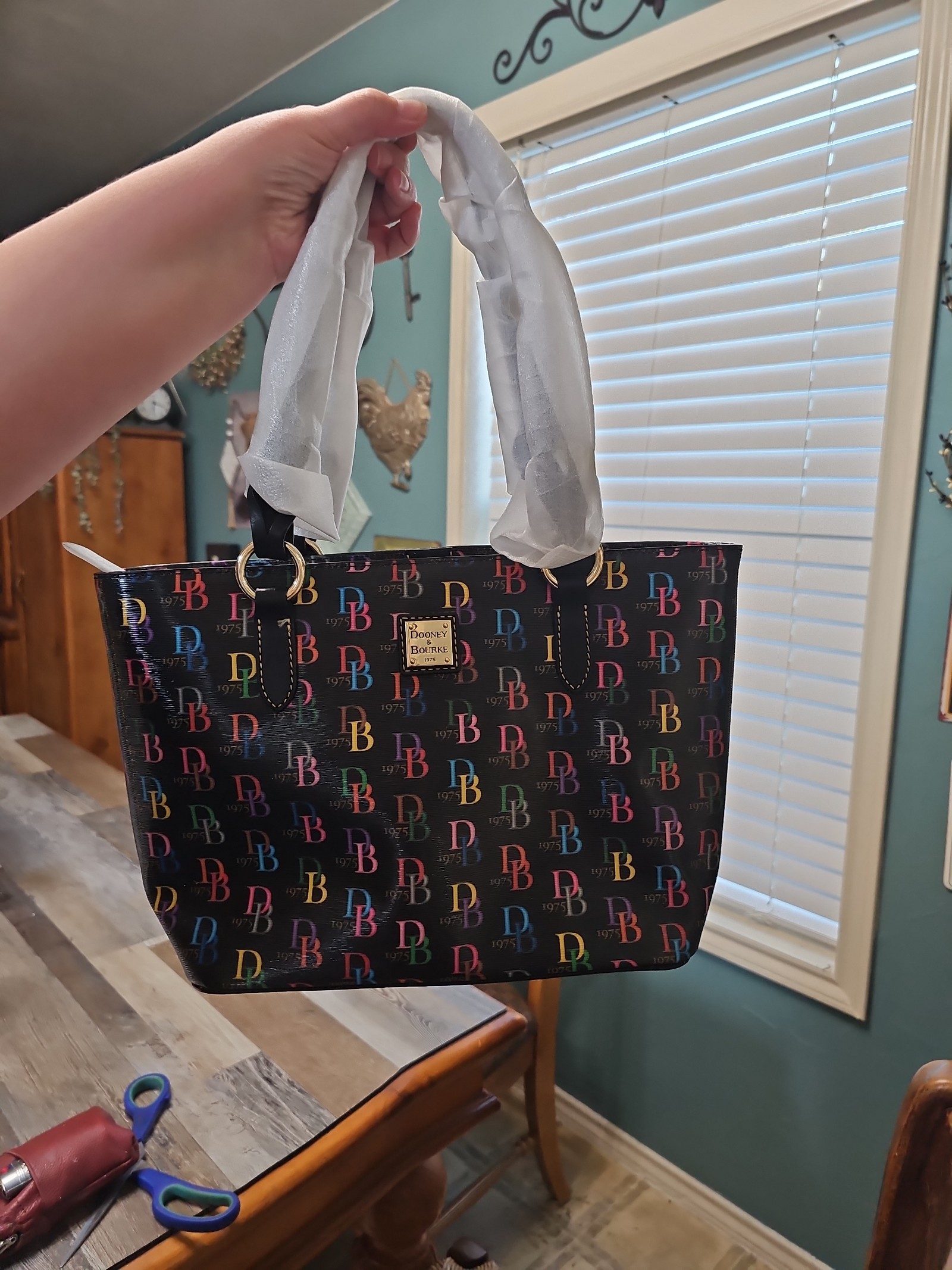 Dooney and Bourke signature satchel