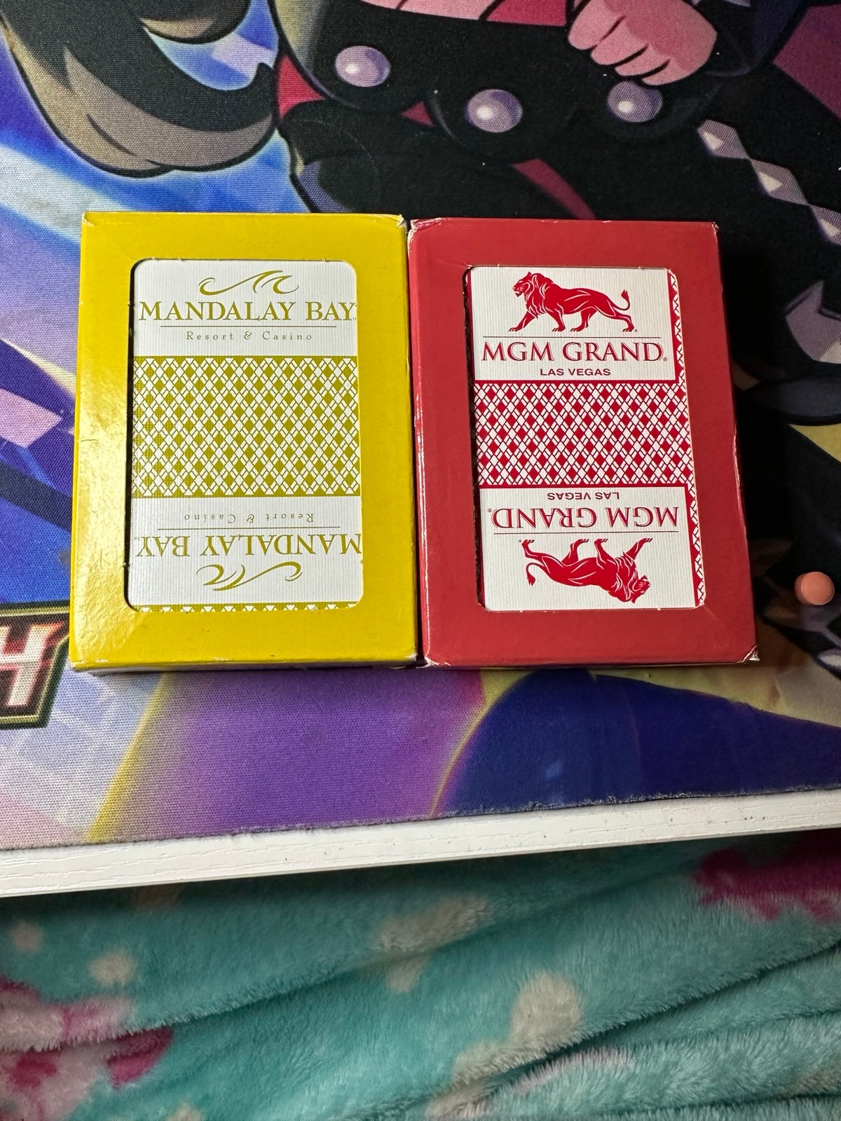 Casino played cards