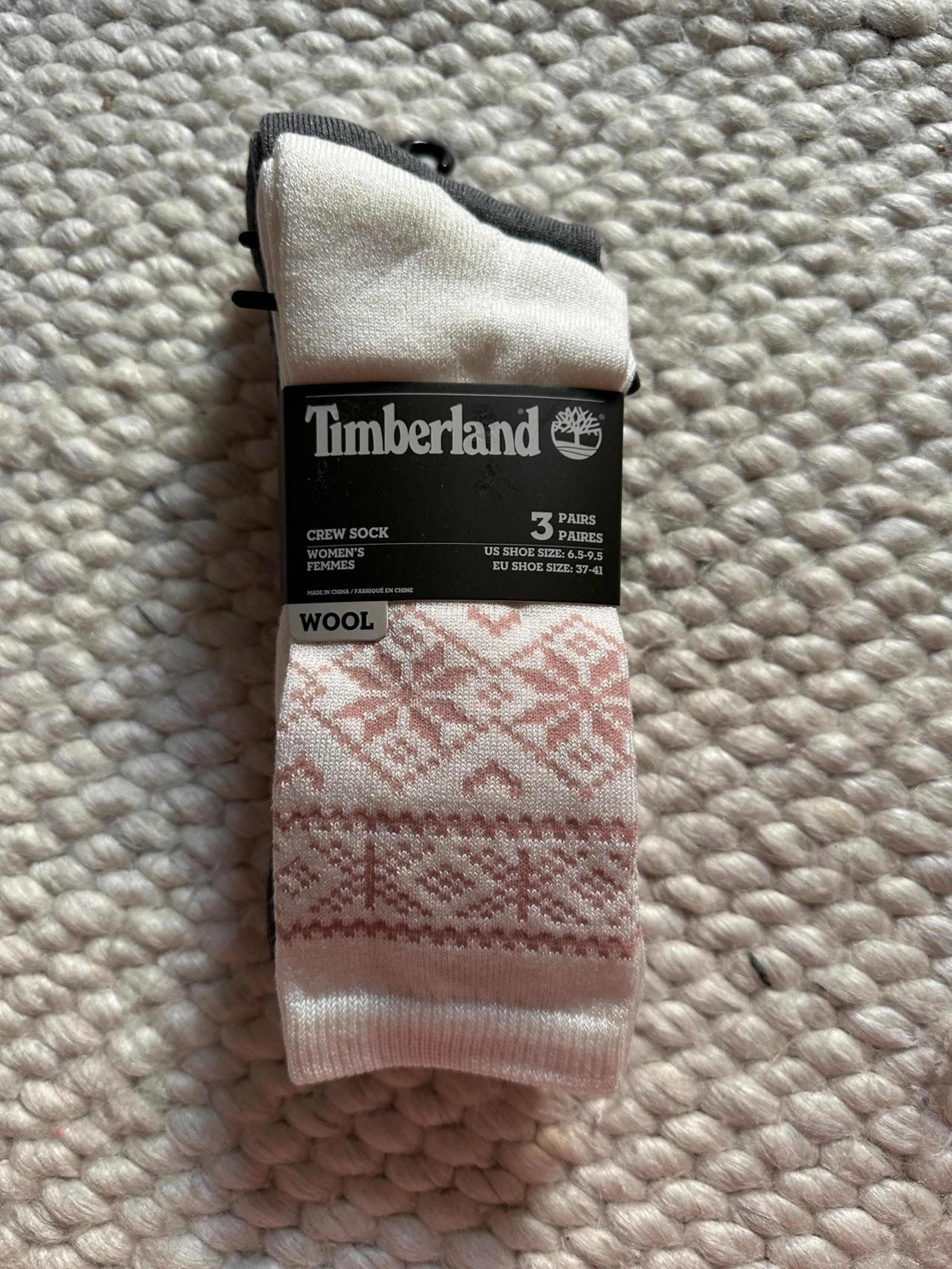 NEW $30 Timberland Women’s Set of 3 Pairs Wool Boot Socks Price FIRM!