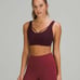 NWT Lululemon Strappy Nulu Yoga Bra *Light Support, C/D Cup Black Sz 6