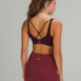 NWT Lululemon Strappy Nulu Yoga Bra *Light Support, C/D Cup Black Sz 6