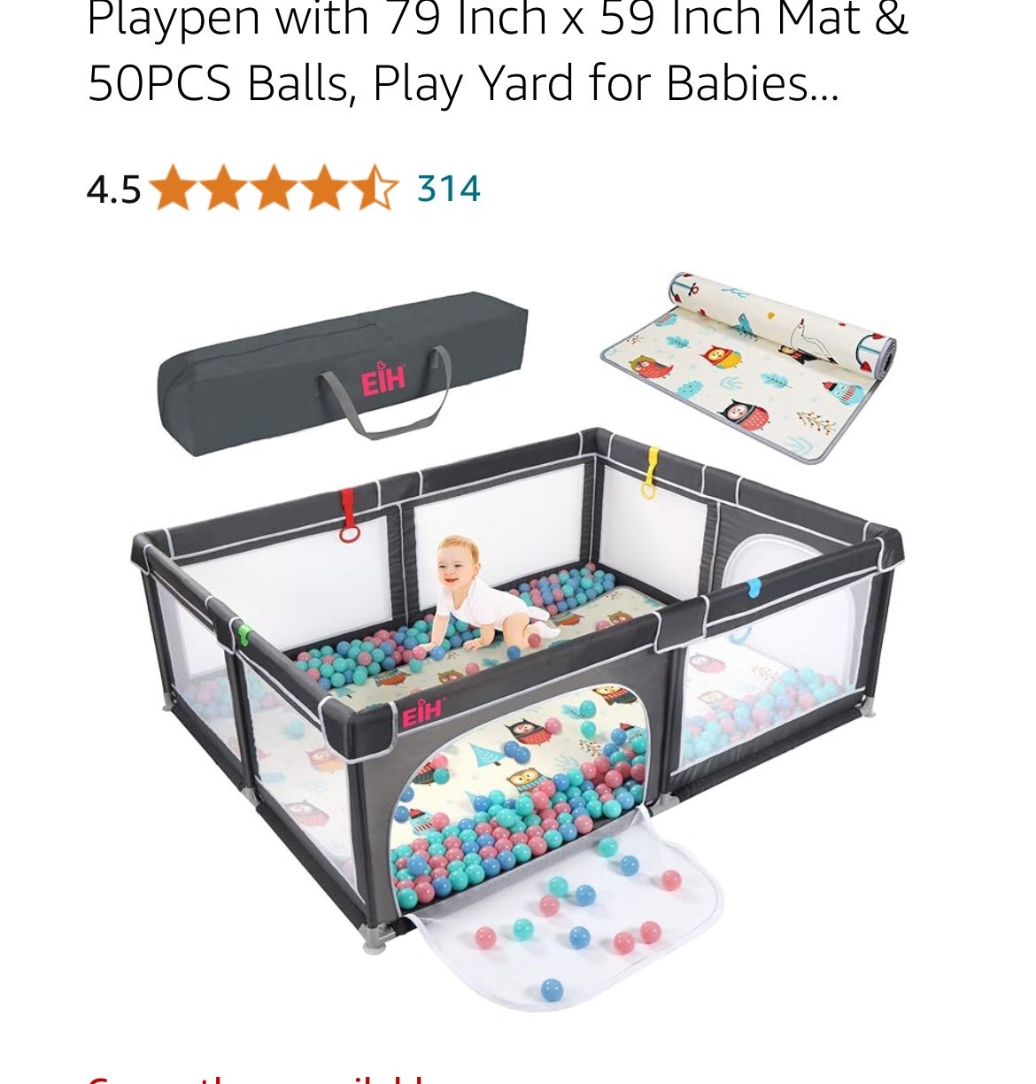 Baby activity play pen