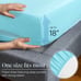 4 PC Twin XL Sheet Bed Sheets Deep Pockets 18 Eco Friendly Wrinkle Free