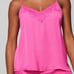 Soma Crinkle Satin Lace Trim Cami XL