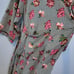 Vintage Victoria's Secret Houndstooth Floral Robe Gold Label size M / L.