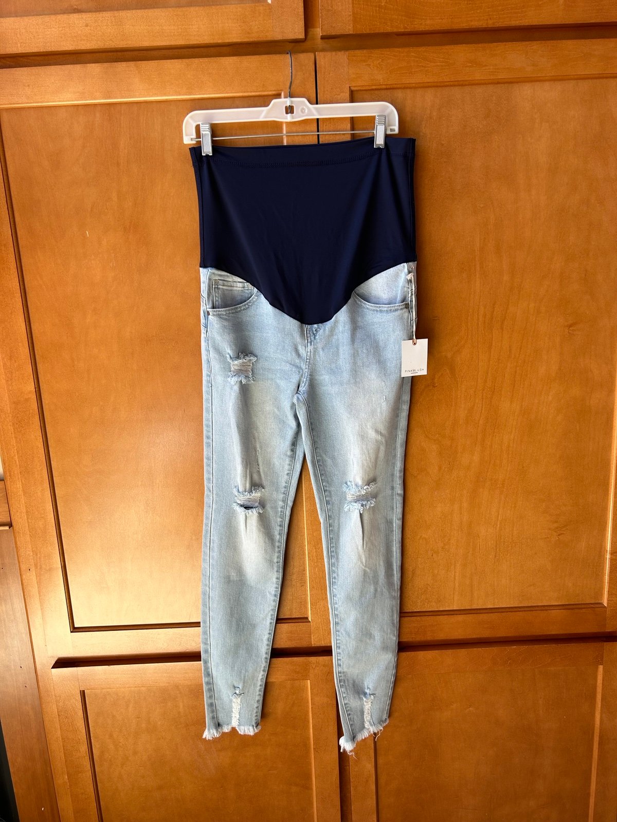 NWT Pink Blush Maternity Jeans - Size 28