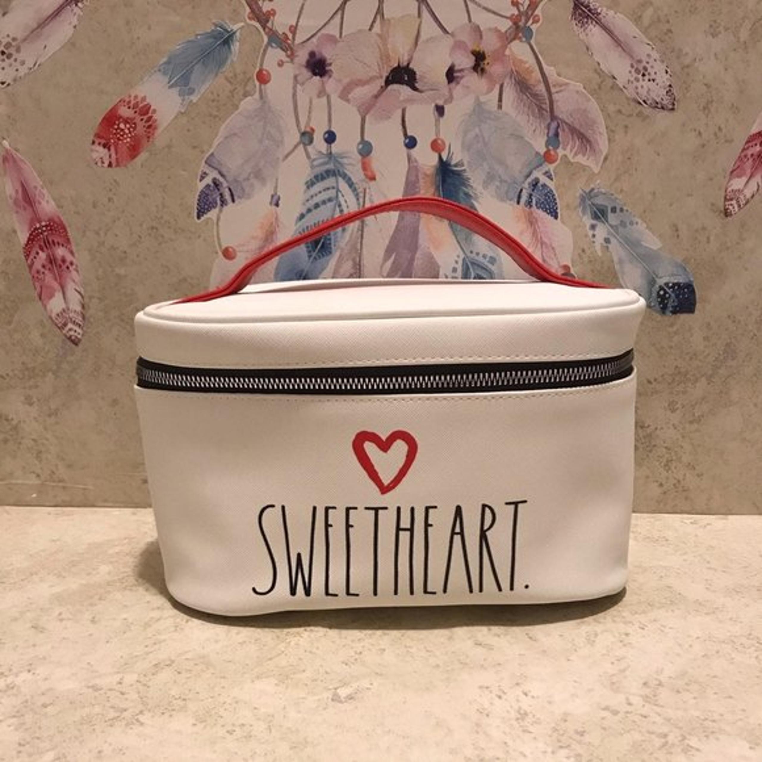 Rae Dunn SWEETHEART cosmetics bag