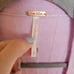 Free People Lilac Purple Ribbed Longline Linen Blend Duster Cardigan Size Small