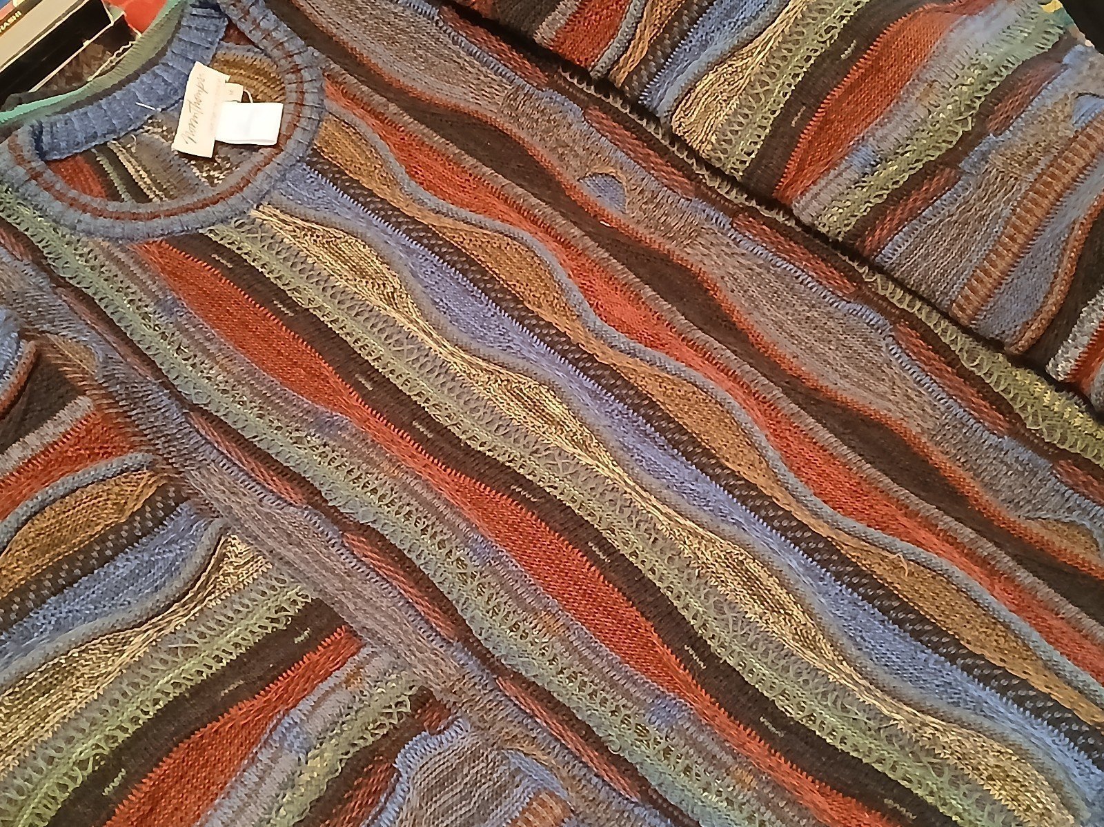 Vintage 90's Norm Thompson Coogi-Style Hip-Hop Rap Crewneck - Adult Men's SZ Me