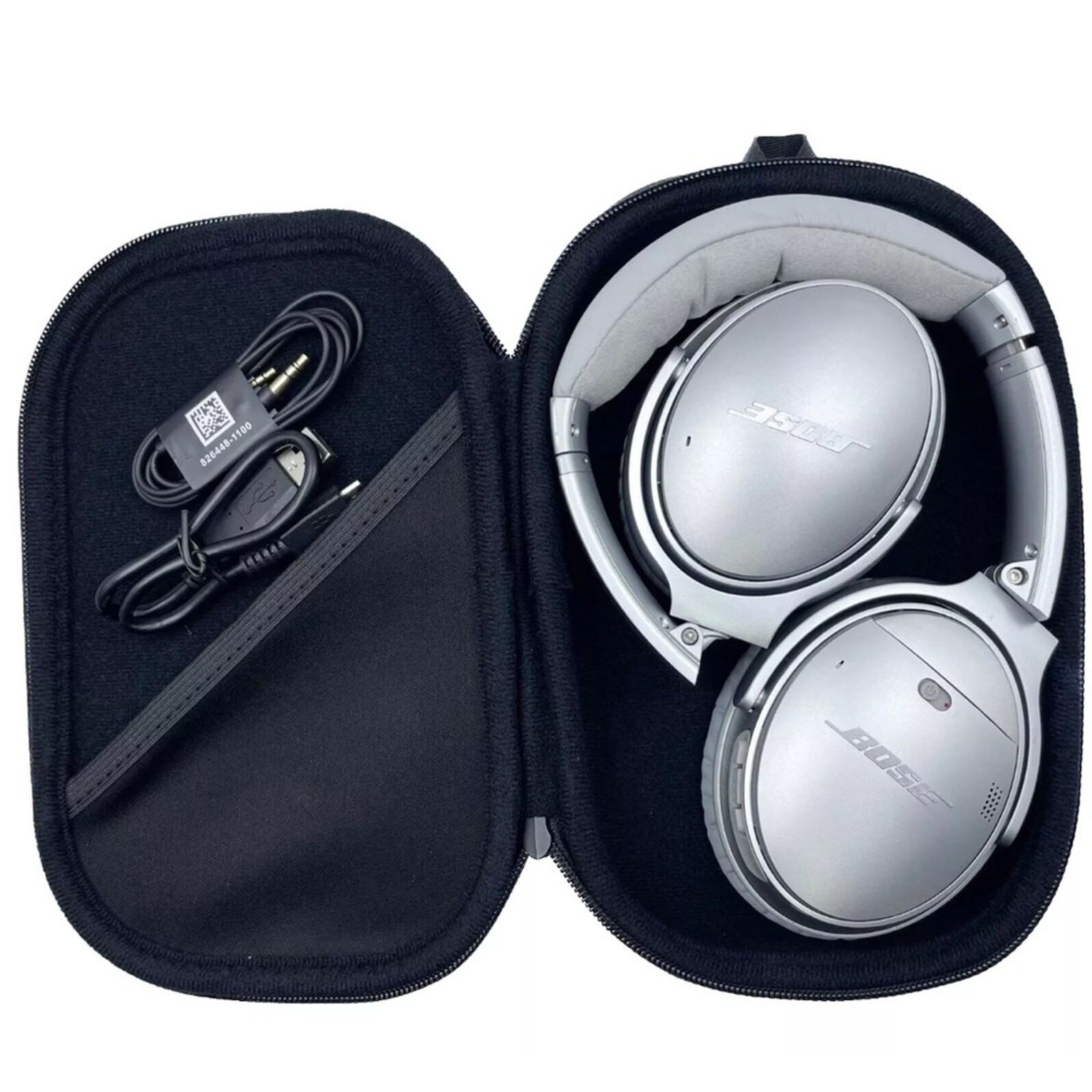 Bose QuietComfort 35 Wireless Noise Cancellation Headphones (Silver)
