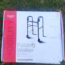(Equate) Folding Walker With Wheels