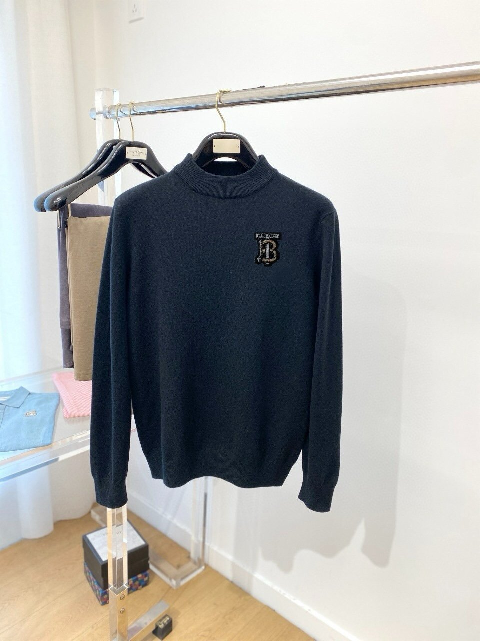 Men's black sweater