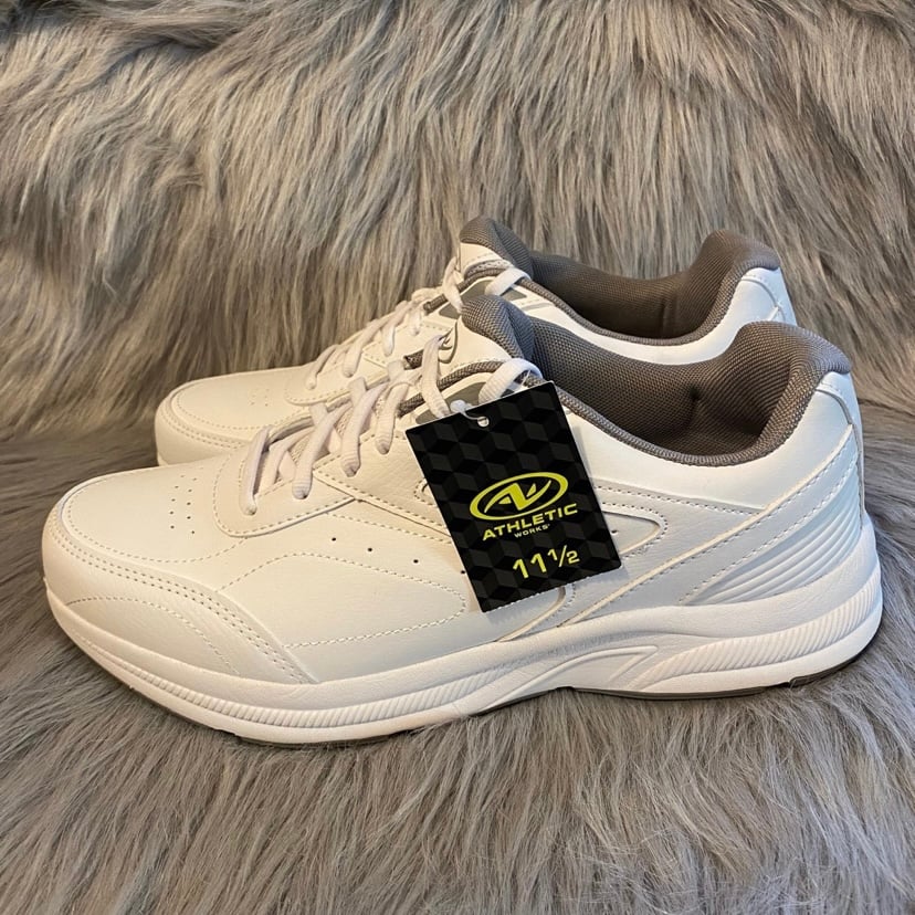 Athletic Works White Athletic Shoes for Men Mercari