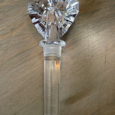 Mikasa Venus Heart Shaped Lead Crystal Wine Bottle Stopper Love Valentine's