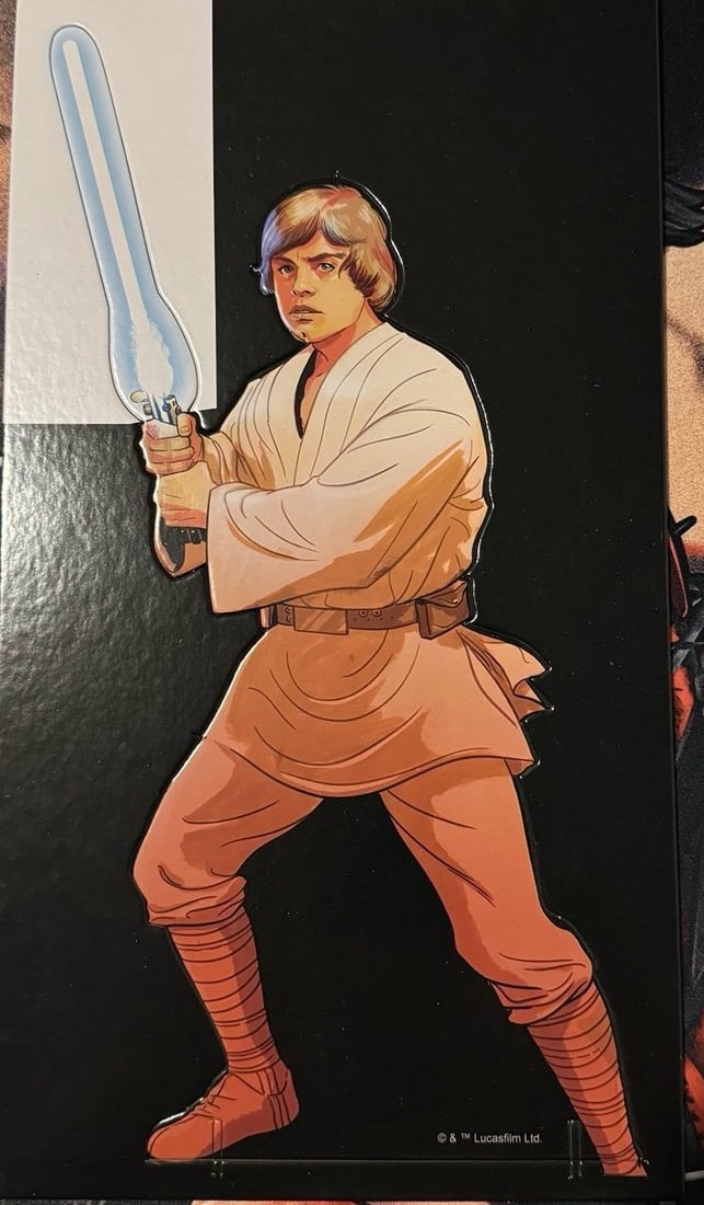 Star Wars unlimited Luke skywalker cut out