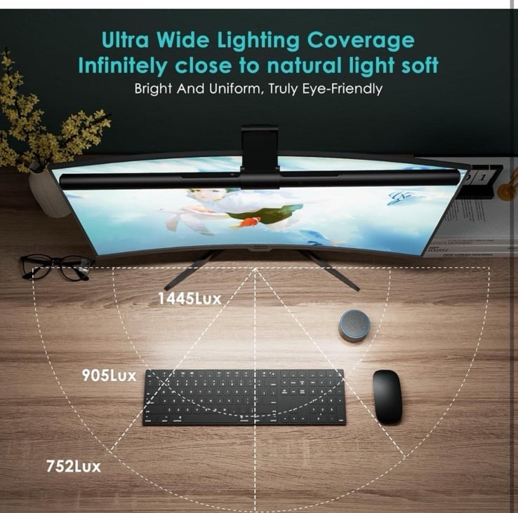 Quntis Monitor Light Bar PRO+ no control remote included