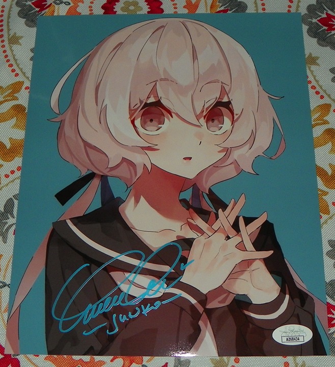 AmaLee Amanda Lee Junko Konno Zombie Land Saga Signed 8x10 Photo Auto JSA