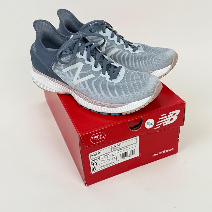 New Balance Women's Fresh Foam W860S11 Running Shoes Gray Size 10
