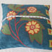 Handmade embroidered decorative colorful pillow