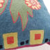 Handmade embroidered decorative colorful pillow