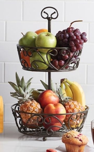 ￼ ￼ ￼   MERIDIAN™  2-Tiered Basket  5370