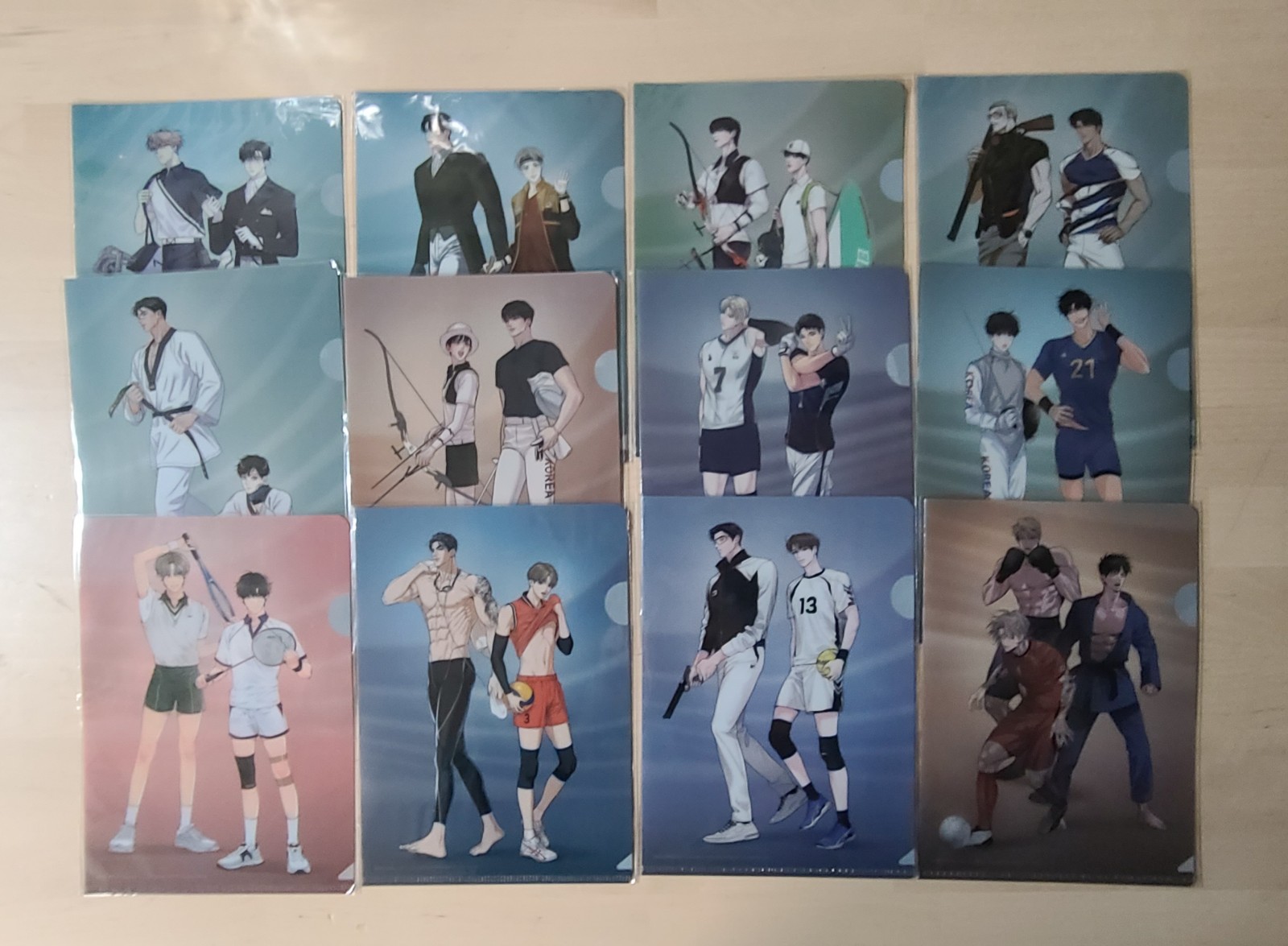 Full Set TEAM LEZHIN - Clear File [A5]