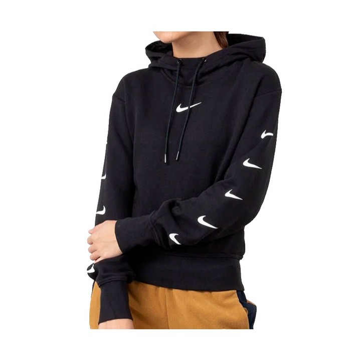 Nike Air Black Women Hoodie Pullover Athletic Running Size 2XL