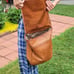 Mulberry bag crossbody messenger unisex school bag brown vintage