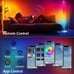 Corner Floor Lamp, DIY Floor Lamp with Music Sync and 16 Million Colors