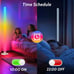 Corner Floor Lamp, DIY Floor Lamp with Music Sync and 16 Million Colors