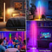 Corner Floor Lamp, DIY Floor Lamp with Music Sync and 16 Million Colors