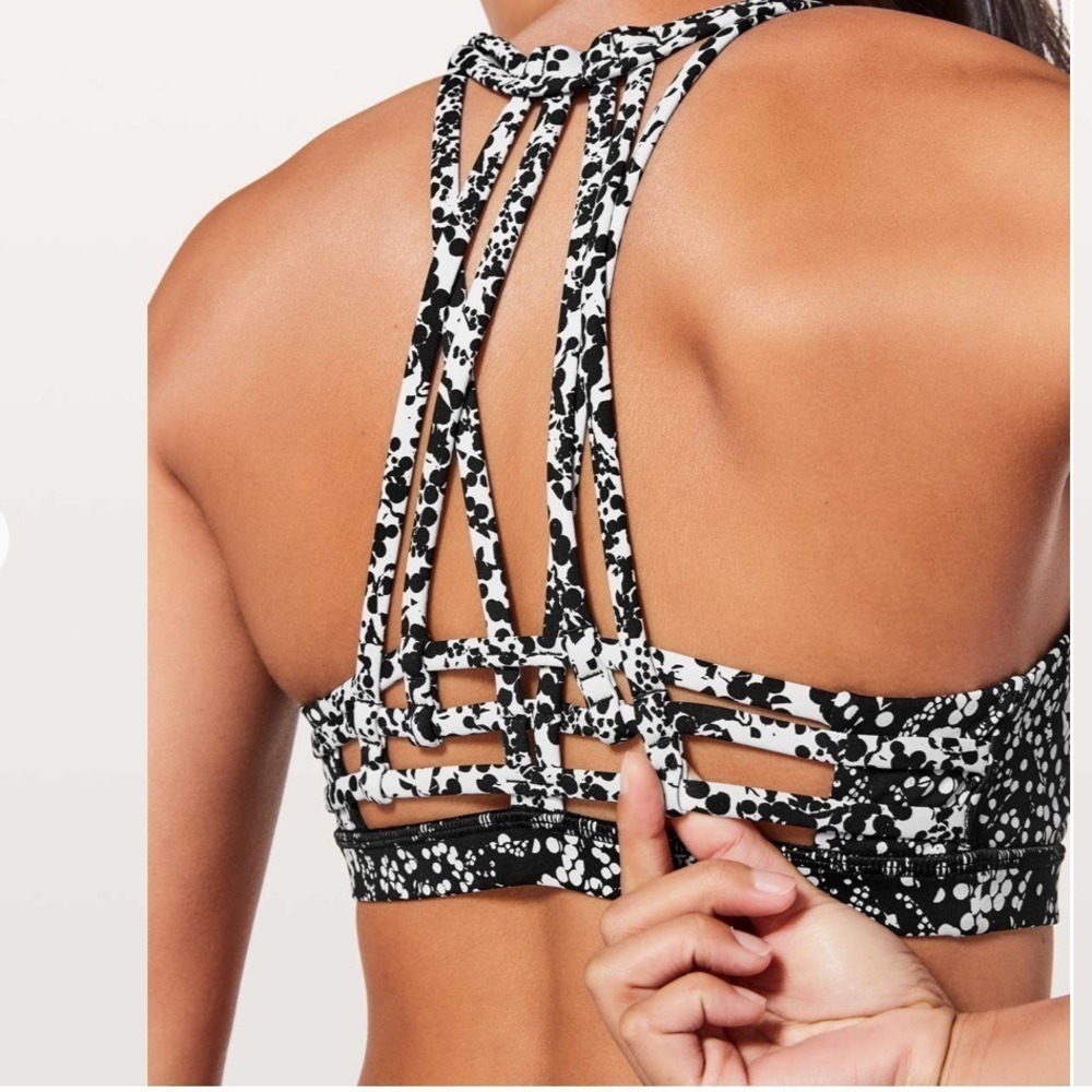 Lululemon Athletica Black and White Sports Bra