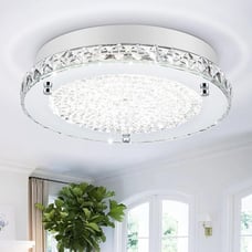 Ceiling Light Fixtures Flush Mount Crystal Chandelier LED