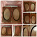 Vintage wooden Double Bifold Picture Frame