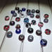 Murano Glass Bead Lot of Sterling & Not Sterling ( 31 pc ) FIRM